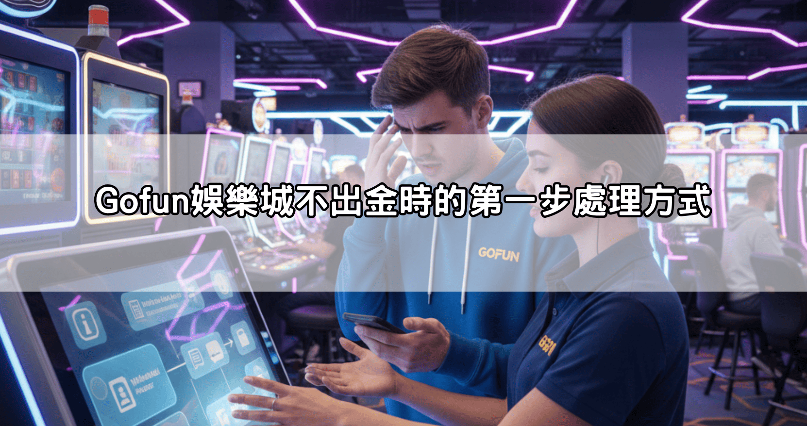 Gofun娛樂城不出金時的第一步處理方式